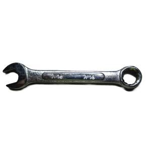 Drop Forged Combination Steel Wrench Size 7/16 inch SAE